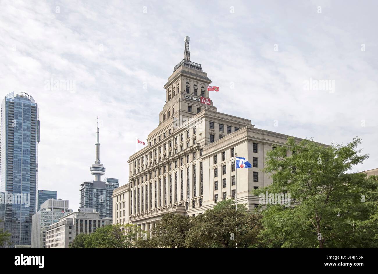 Das Canada Life Insurance Gebäude im Stadtzentrum von Toronto, Ontario, Kanada Stockfoto