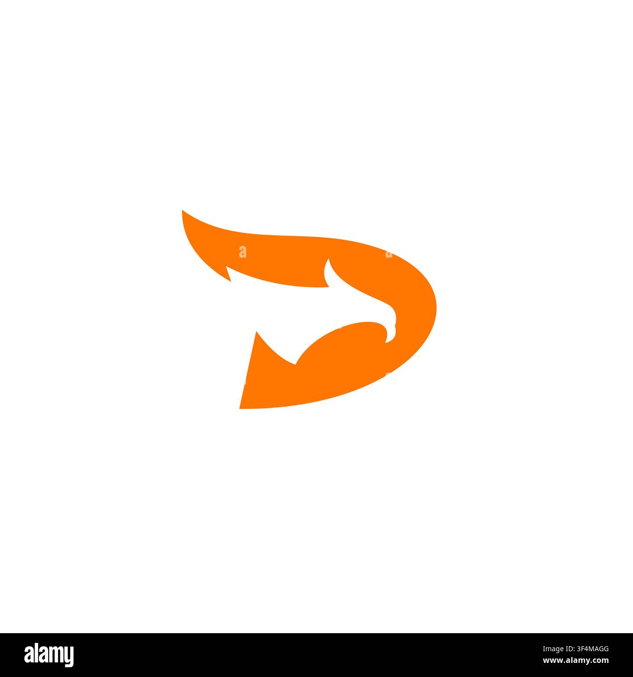 Letter D Eagle Logo Design Vektor Illustration Stock Vektor