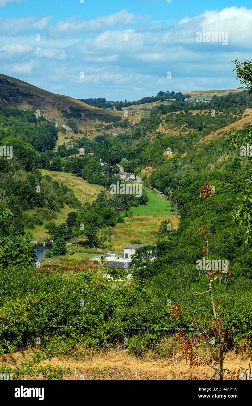 Monsal Head, über Monsal Dale, einem beliebten Touristenziel im Peak District, Derbyshire Stockfoto