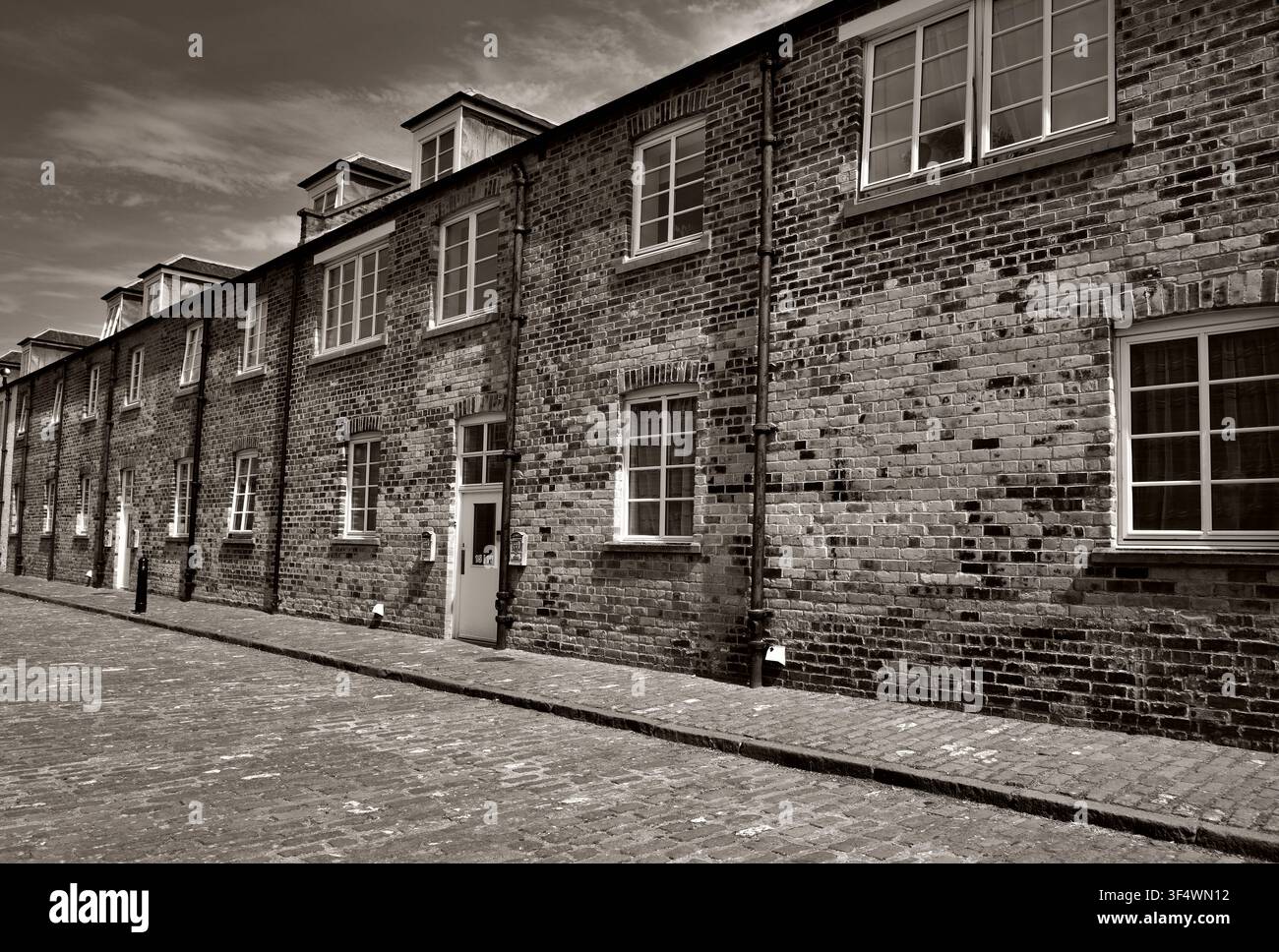 Straßenfotografie Dundee Waterfront Area Stockfoto