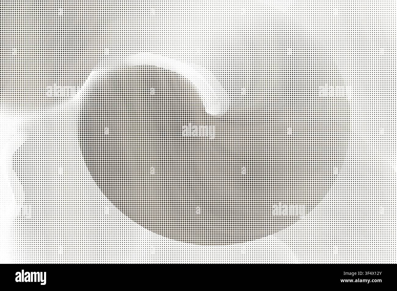 Braunes Halbtont-Punkt-Texturmuster auf weißem Hintergrund, abstraktes Grunge-Vintage-Druckeffekt-Design Stockfoto