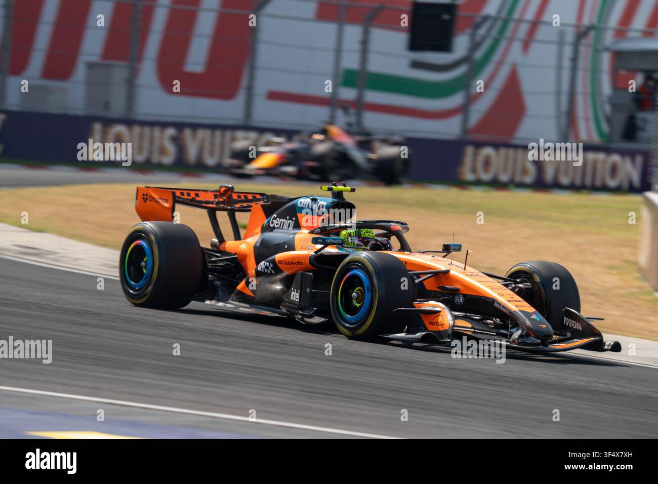 Formel 1 AWS Ungarischer Grand Prix 2026 - Sonntag, 26. Juli - Rennen - #1 Lando Norris (GBR) - McLaren Mastercard F1 Team Stockfoto
