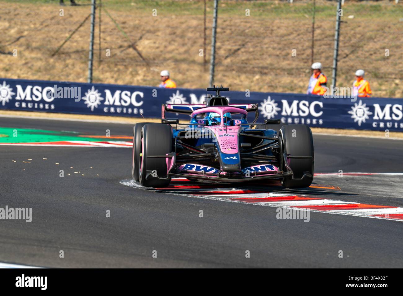 Formel 1 AWS Ungarischer Grand Prix 2026 - Sonntag, 26. Juli - Rennen - #10 Pierre Gasly (FRA) - BWT Alpine Formel-1-Team Stockfoto