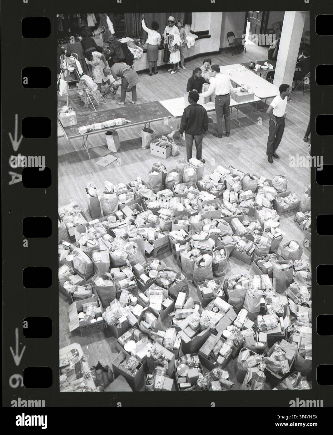 Nachwirkungen der Unruhen von 1968 in Washington, D.C., eine Zeit der Bürgerunruhen in den Vereinigten Staaten. Stockfoto