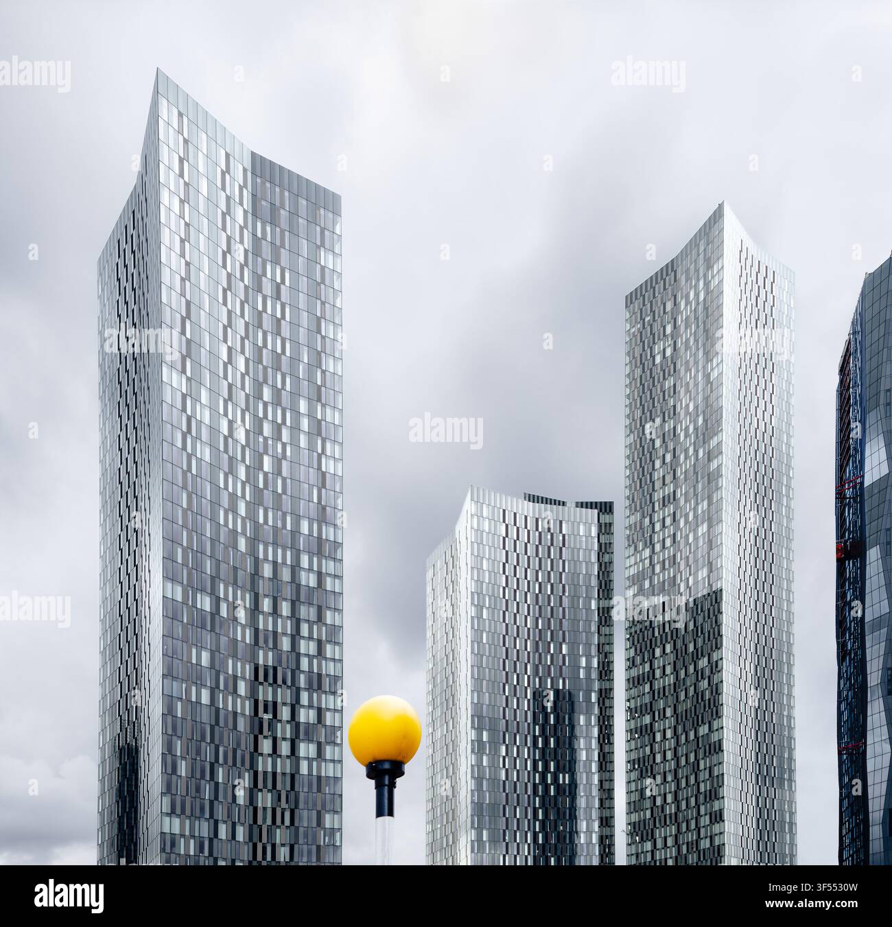 Manchester, England, UK - Deansgate Square-Türme von SimpsonHaugh Stockfoto