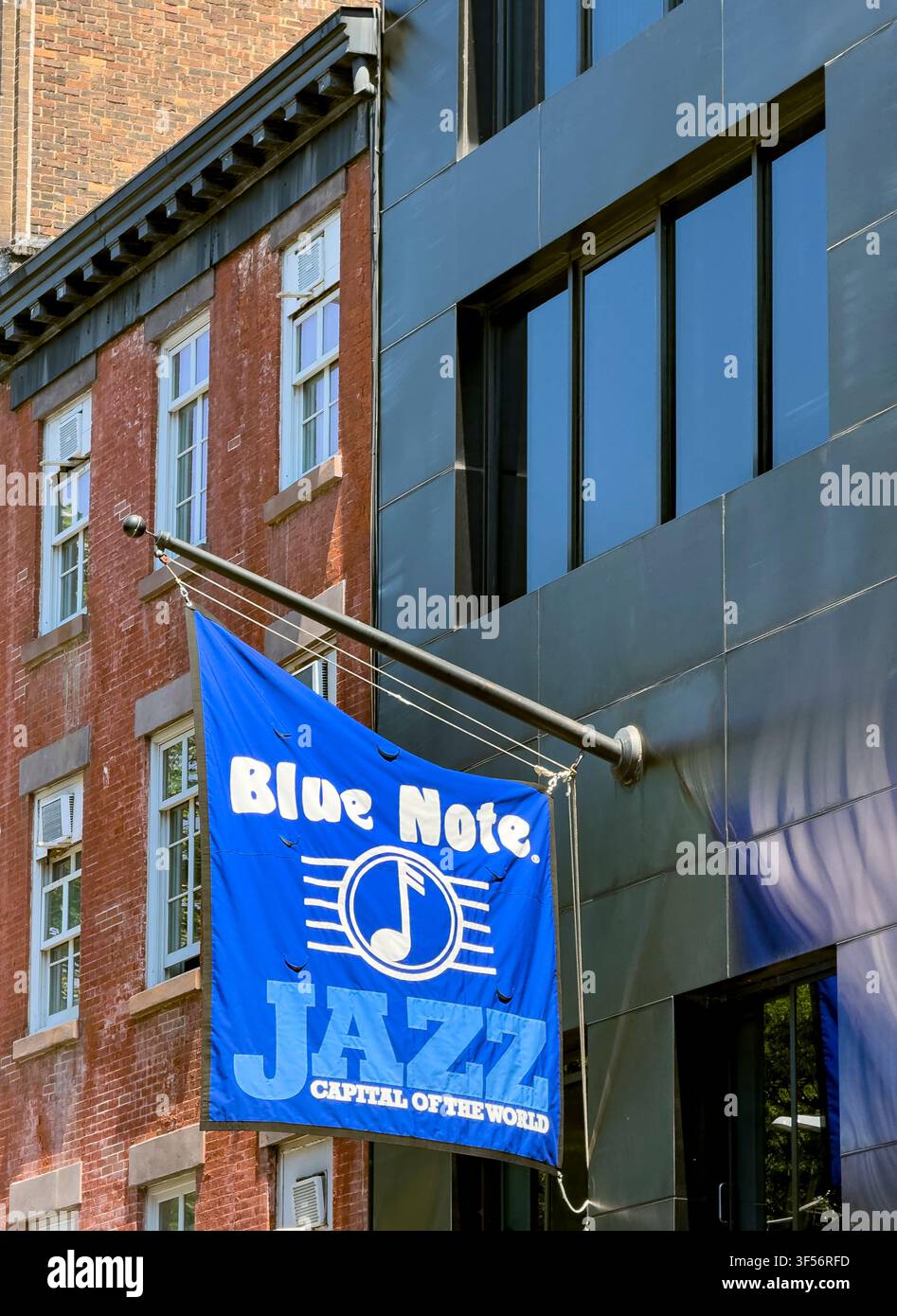 Blue Note Jazz Club, 131 West 3rd Street, Greenwich Village, Manhattan, New York City, New York, USA Stockfoto