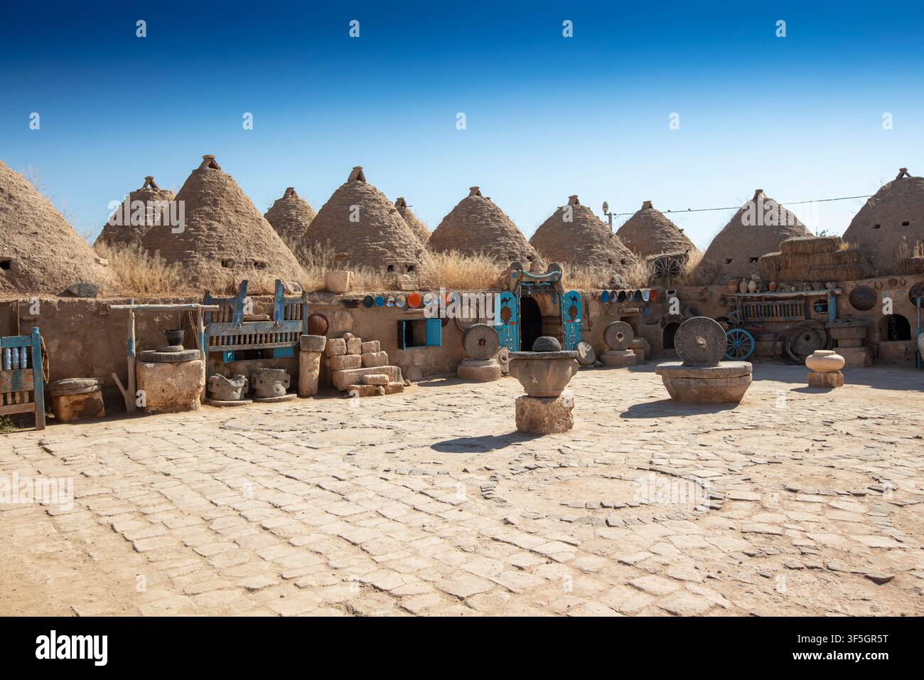 Traditionelle Bienenstockhäuser von Harran in Sanliurfa, Türkei Stockfoto