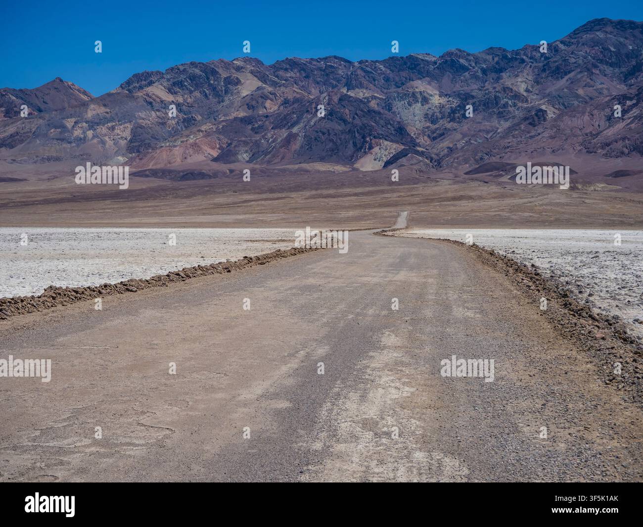 Devil's Golf Course Straße, Death Valley Nationalpark, Kalifornien. Stockfoto