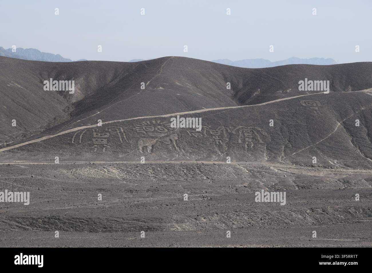Nazca, Provinz Nazca, Departamento Ica - Peru - Nazka-Linien Stockfoto