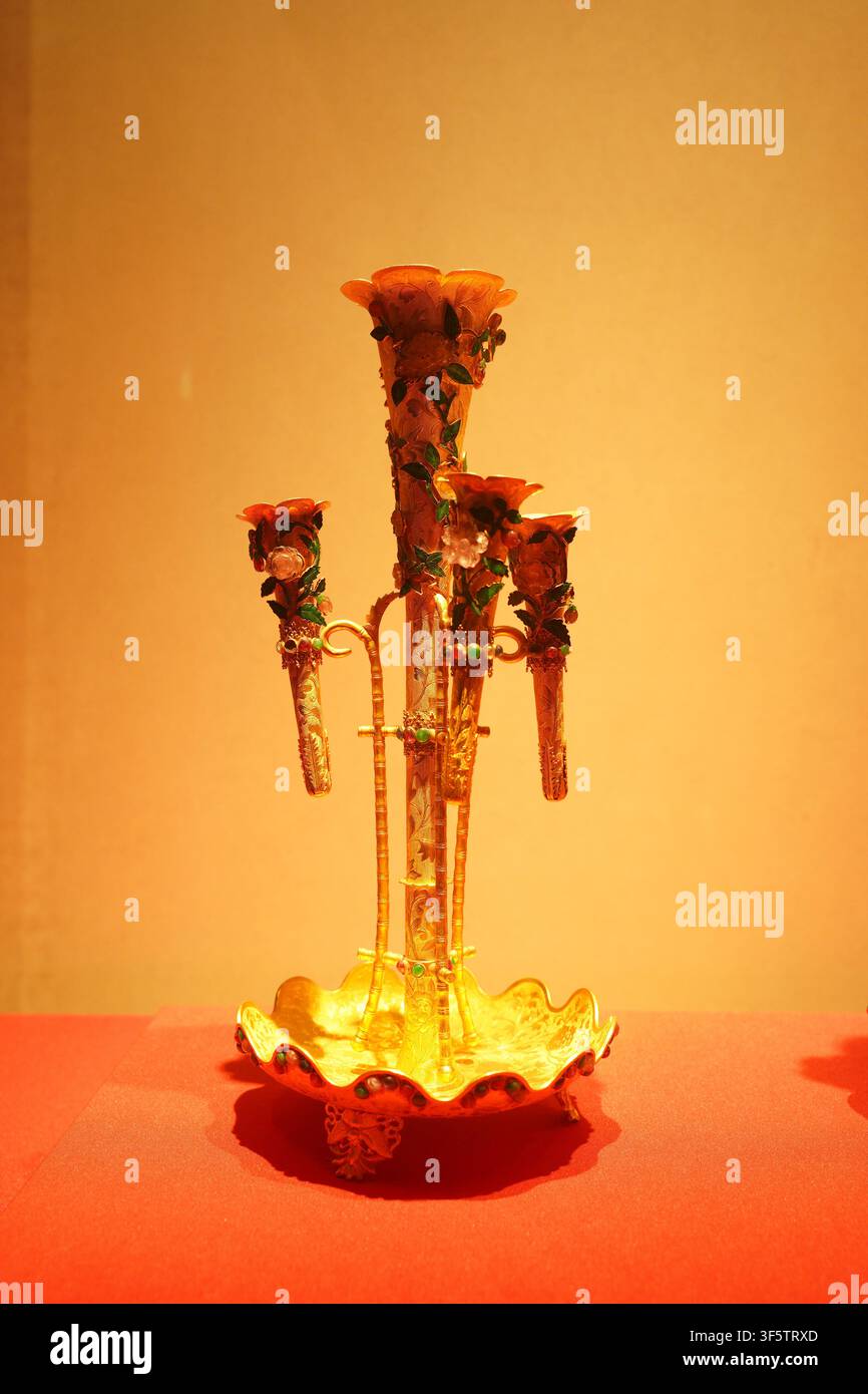 Chinesische Altertümer, chinesischer alter Jade, chinesische Antiquitäten Stockfoto