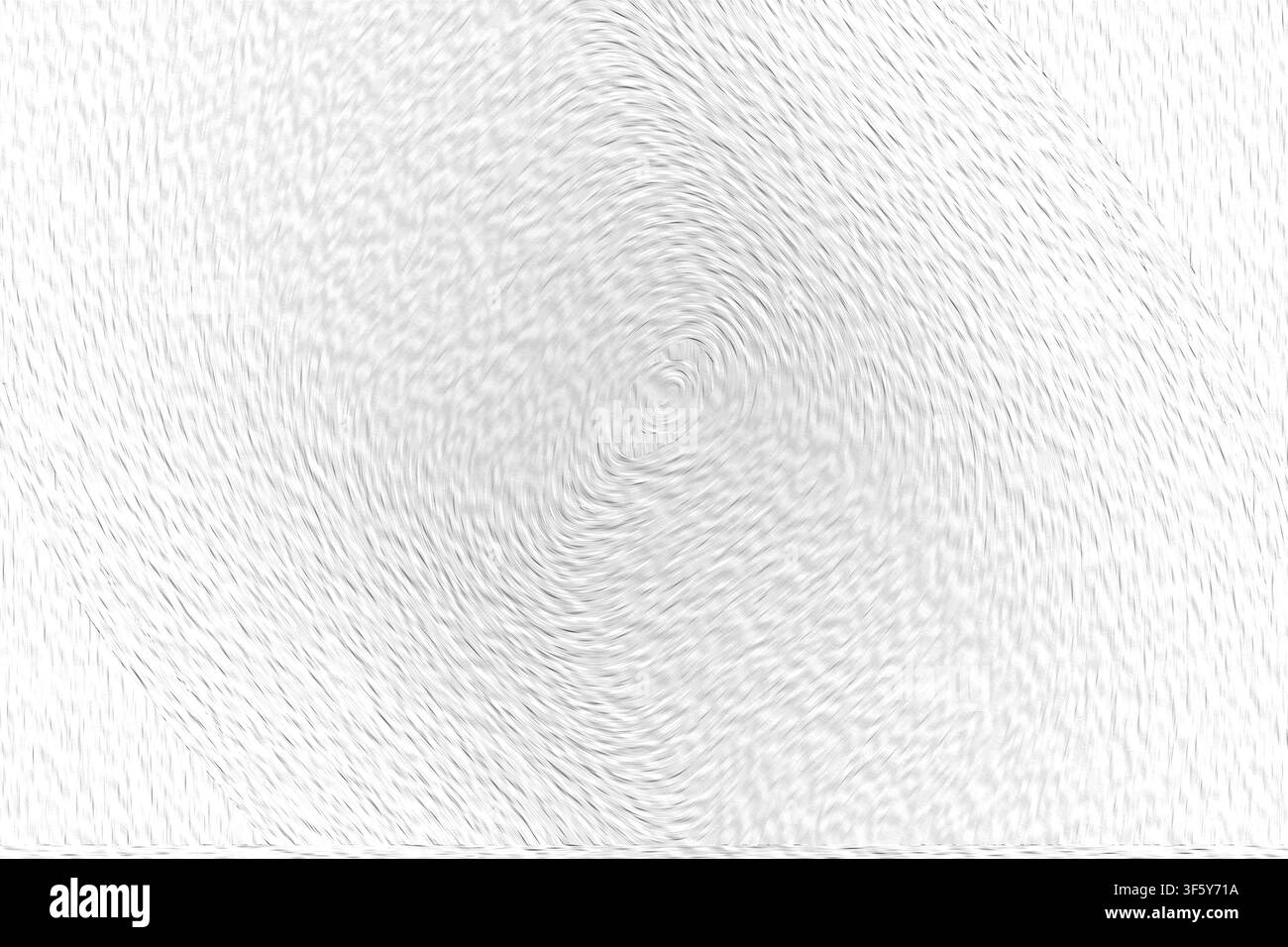 Ein sauberer und minimalistischer abstrakter Hintergrund mit einem subtilen, wirbelnden Texturmuster in Weiß- und hellgrautönen. Stockfoto