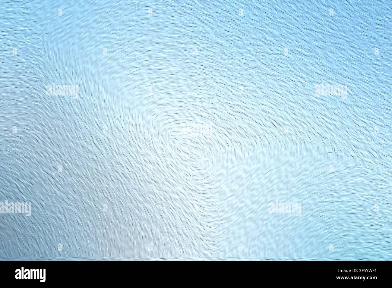 Ein hochauflösender abstrakter Hintergrund mit einem strukturierten, pinselstrichartigen Muster und einem sanften Farbverlauf von hellblauen und weißen Tönen. Stockfoto
