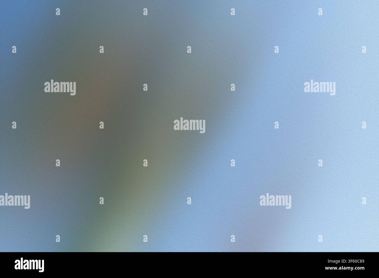 Ein glatter, abstrakter Hintergrund mit einem weichen blauen Farbverlauf und einer subtilen mattierten Glas- oder Matt-Texturüberlagerung, der eine ruhige und moderne Ästhetik schafft Stockfoto