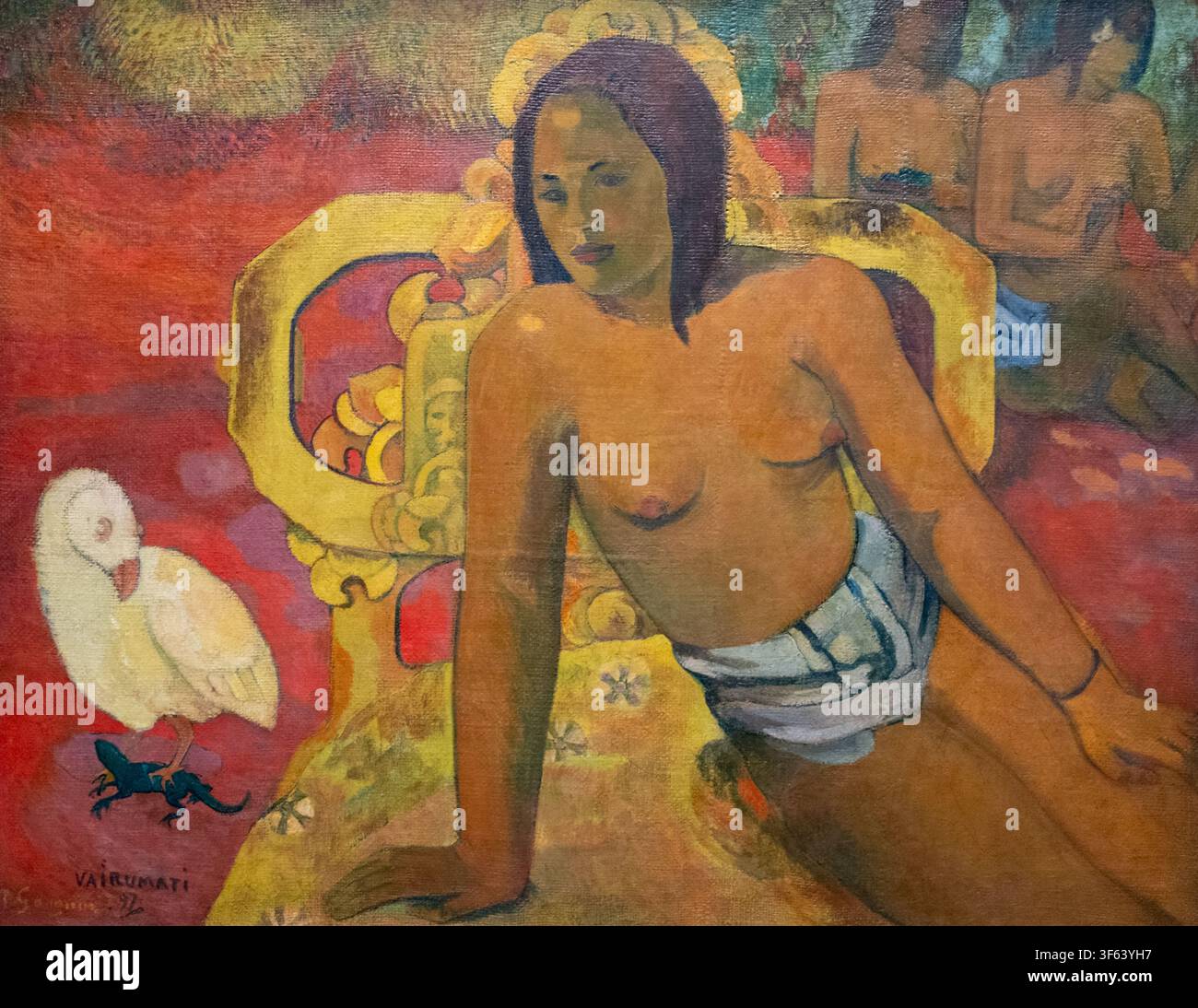 Vairumati von Paul Gauguin - Originales Kunstölgemälde Stockfoto