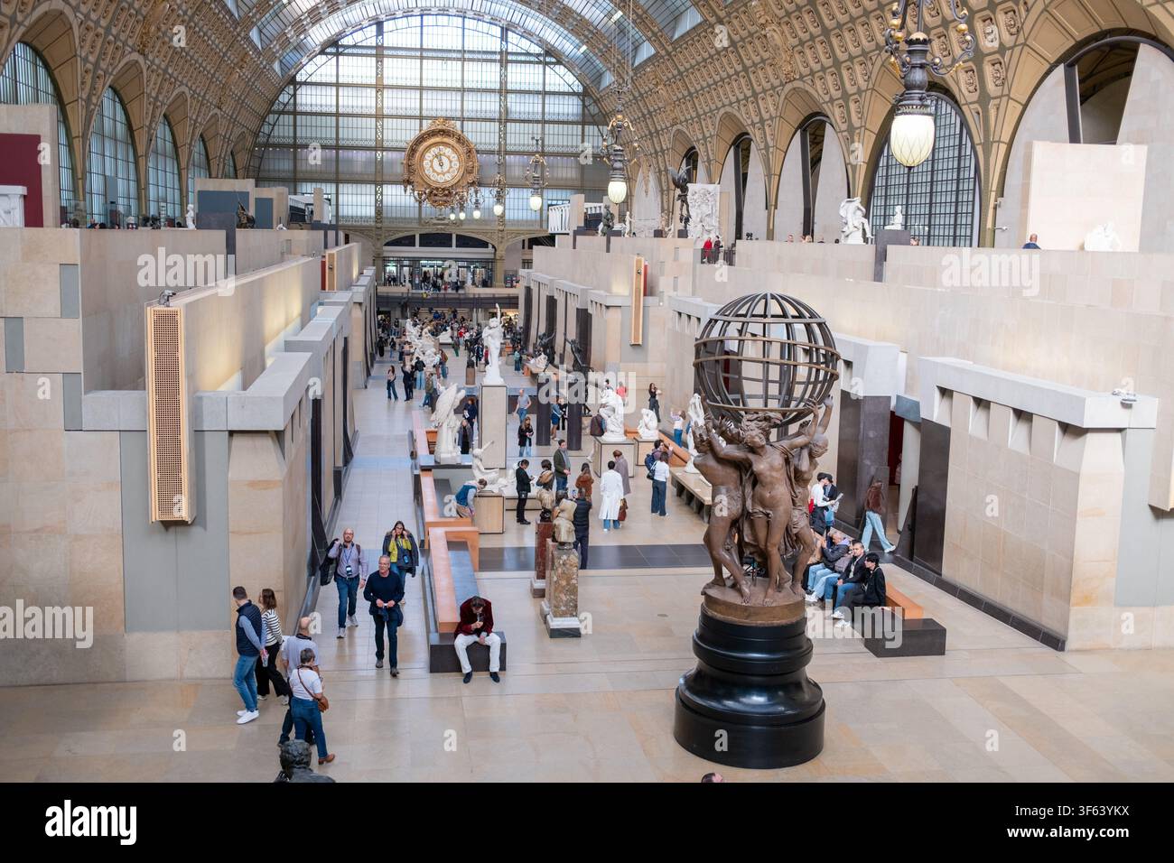 Innenraum des Musee D'Orsay in Paris, Frankreich Stockfoto