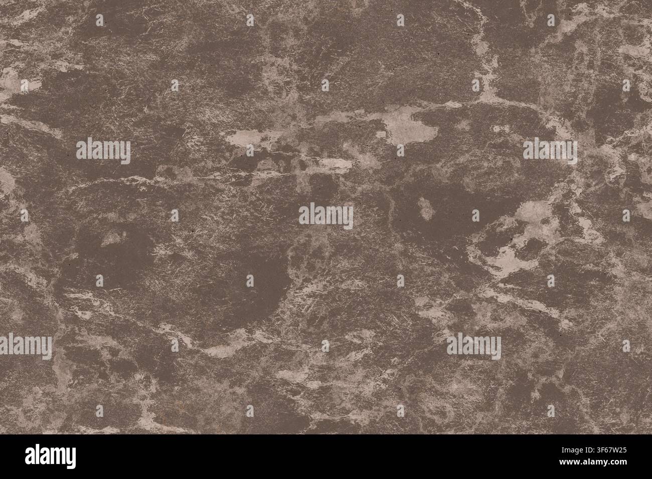 Erdiger taubenbrauner Marmorhintergrund mit subtiler heller mineralischer Maserung. Stockfoto