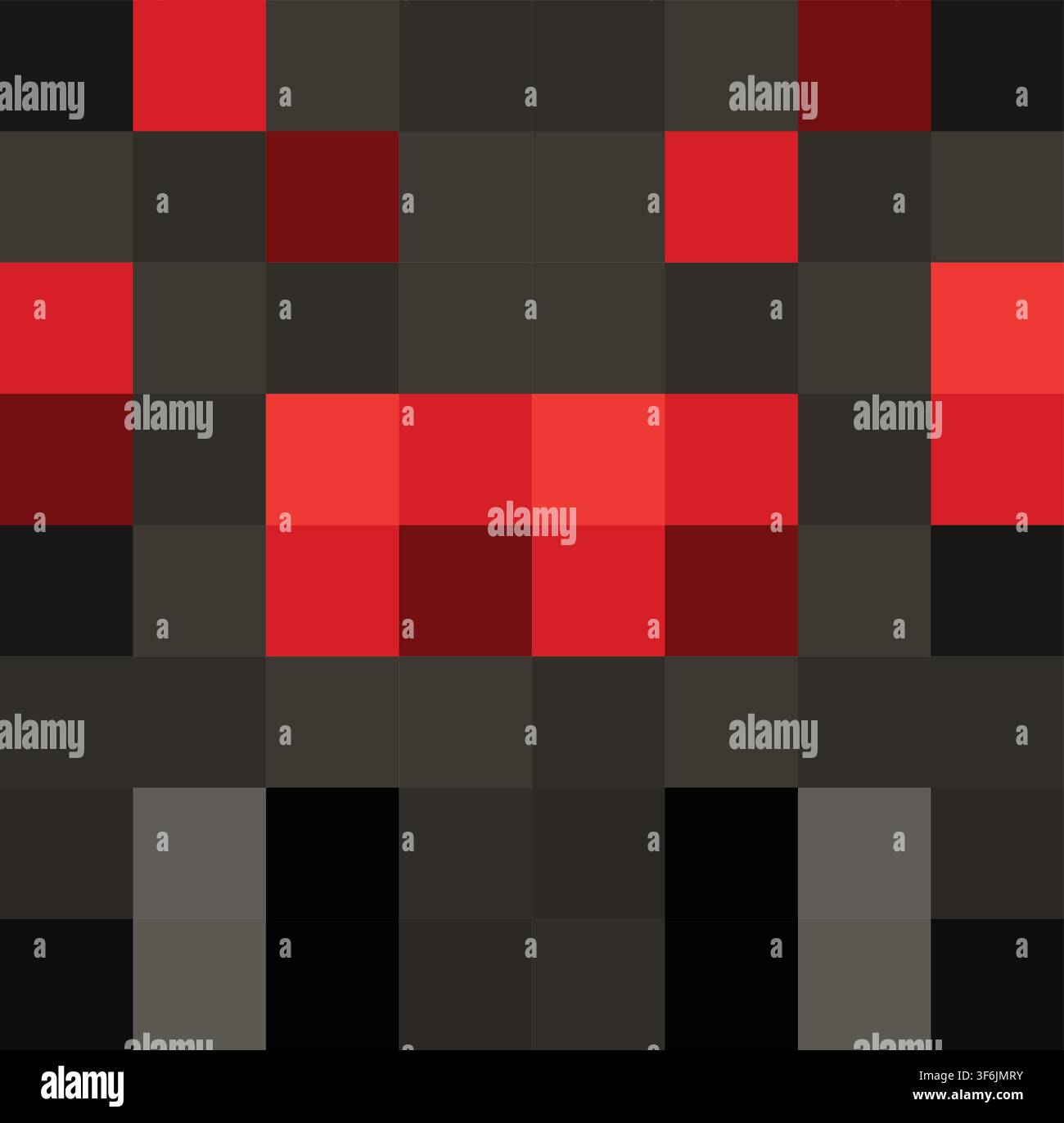 Minecraft-Spinne-Pixel-Vektor-Illustration Stock Vektor