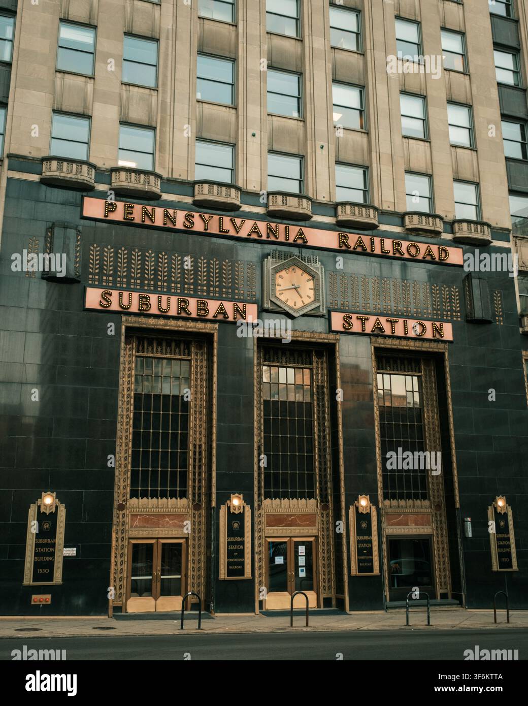 Pennsylvania Railroad Suburban Station in Philadelphia, Pennsylvania Stockfoto