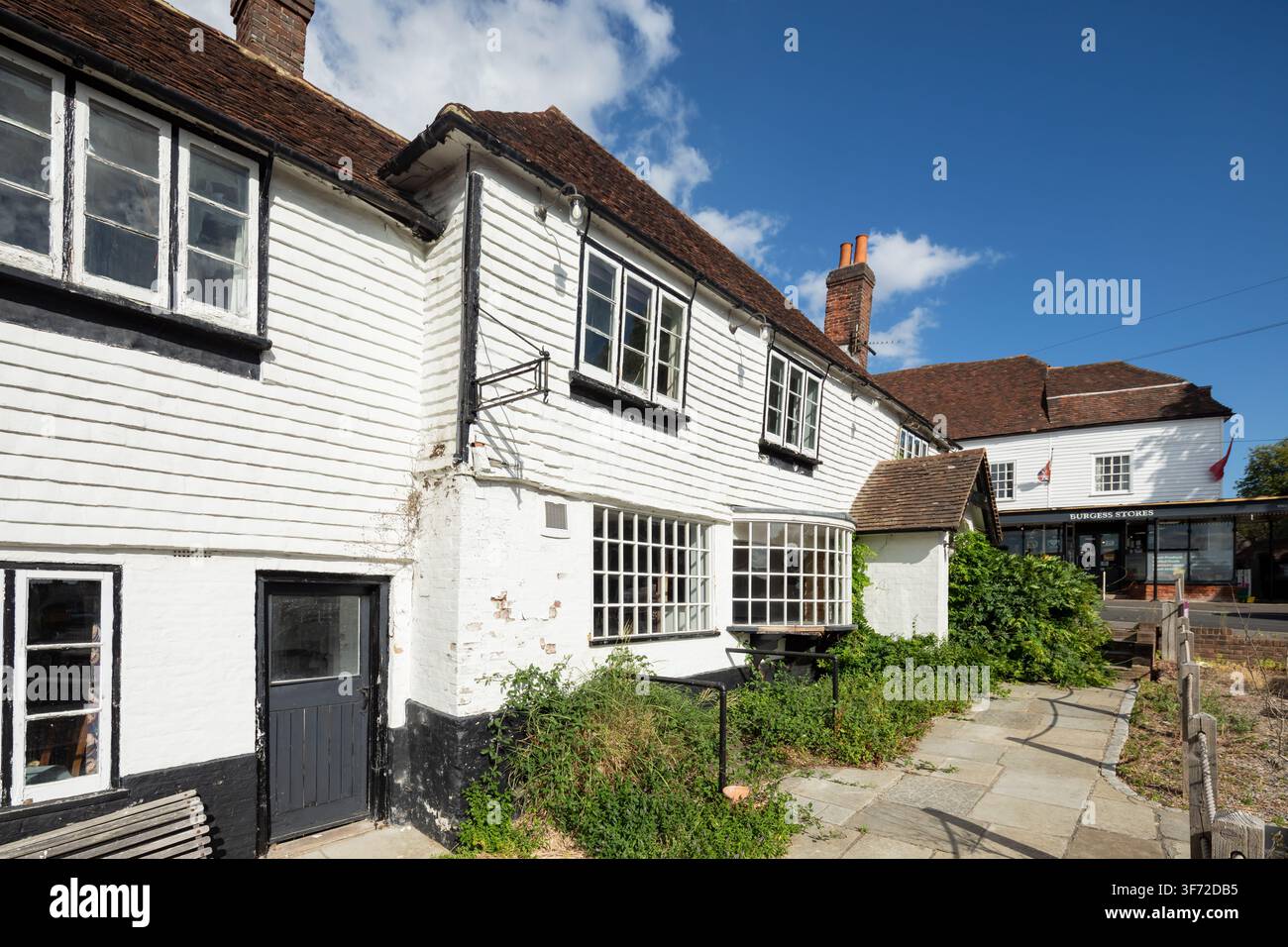 Somernachmittag in Goudhurst, Kent. Stockfoto