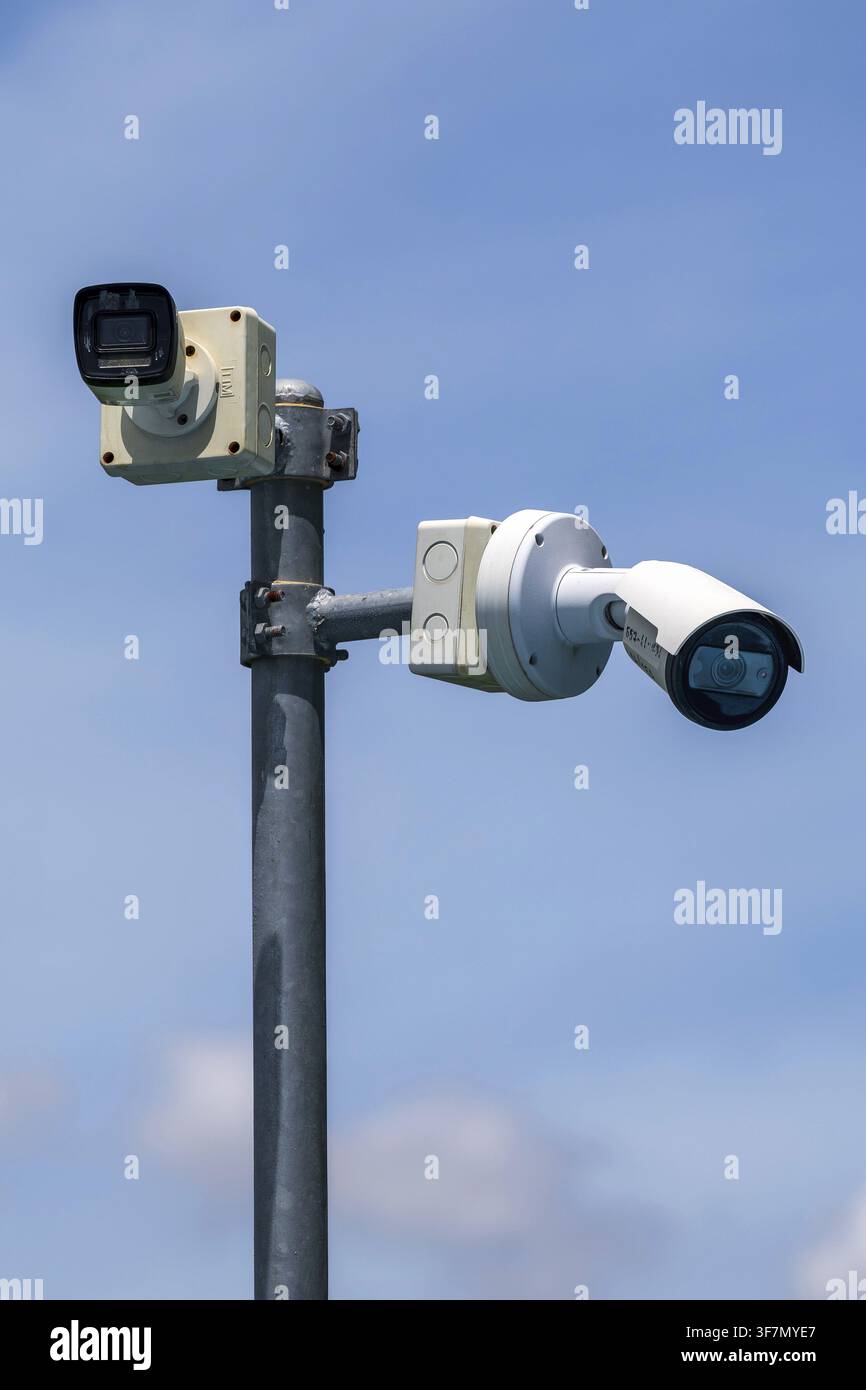 CCTV-Sicherheitskameras, Pattaya, Thailand Stockfoto