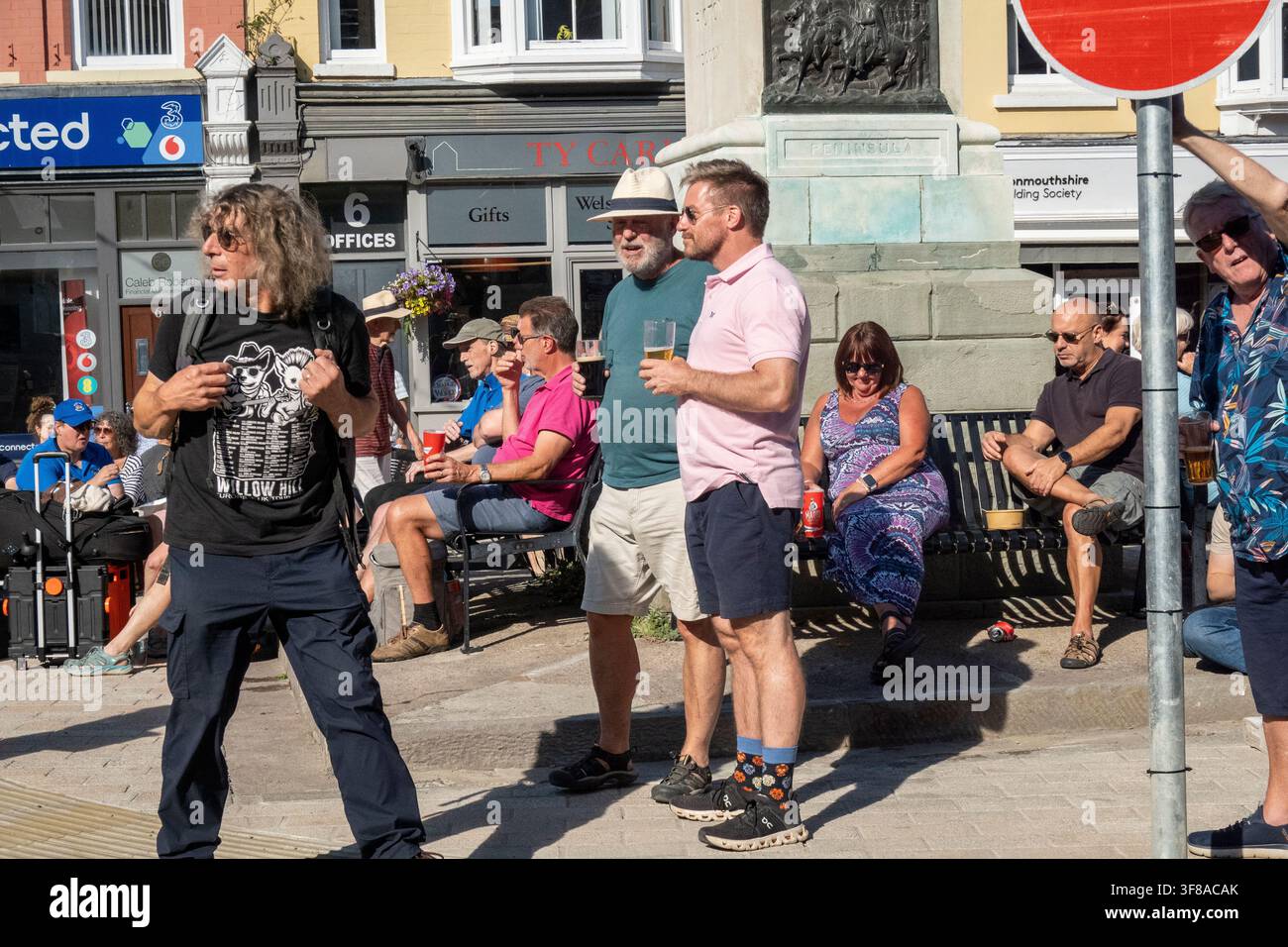 Allgemeine Ansichten des Brecon-Jazzfestivals, Brecon, Wales Stockfoto