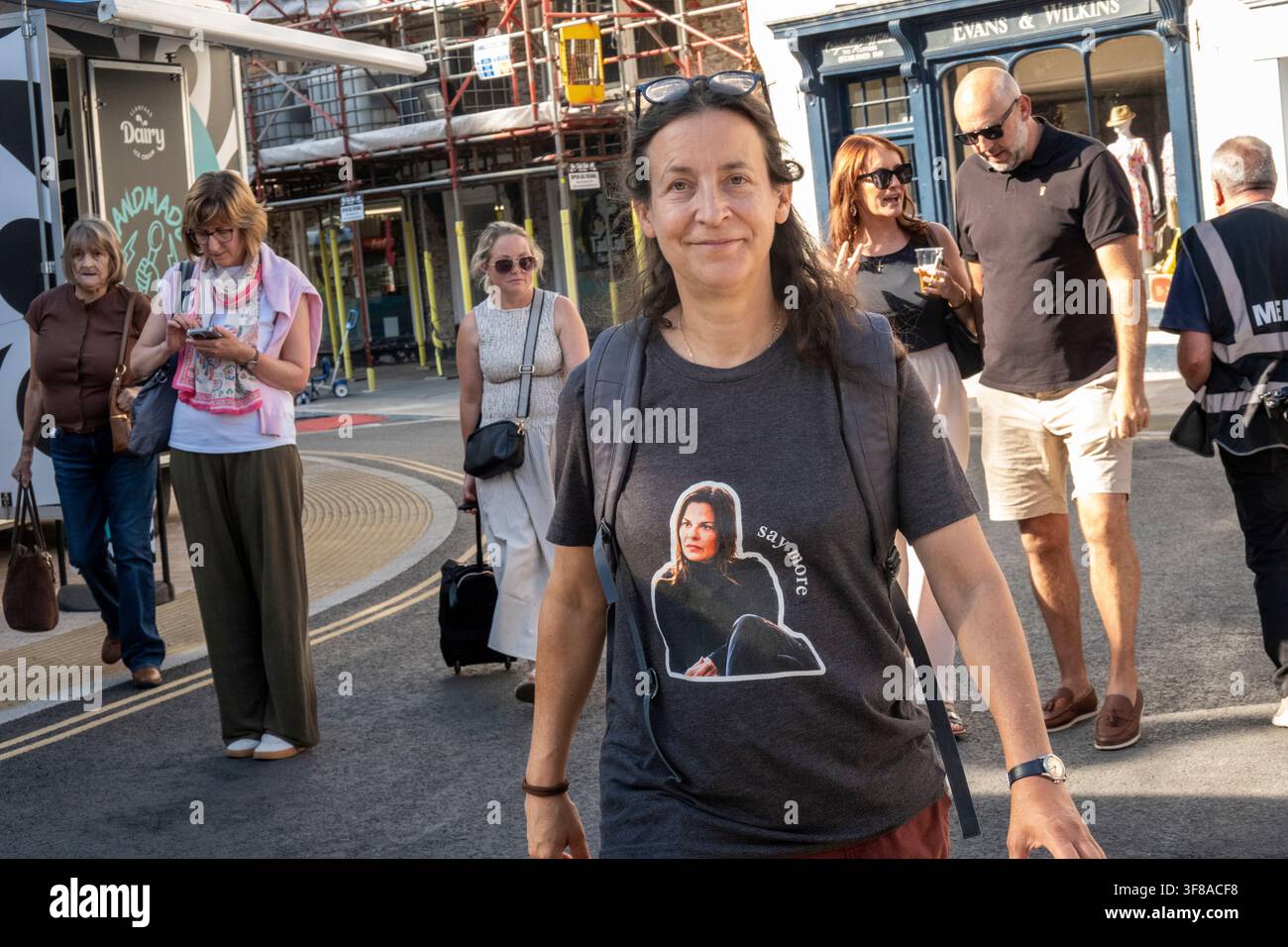 Allgemeine Ansichten des Brecon-Jazzfestivals, Brecon, Wales Stockfoto