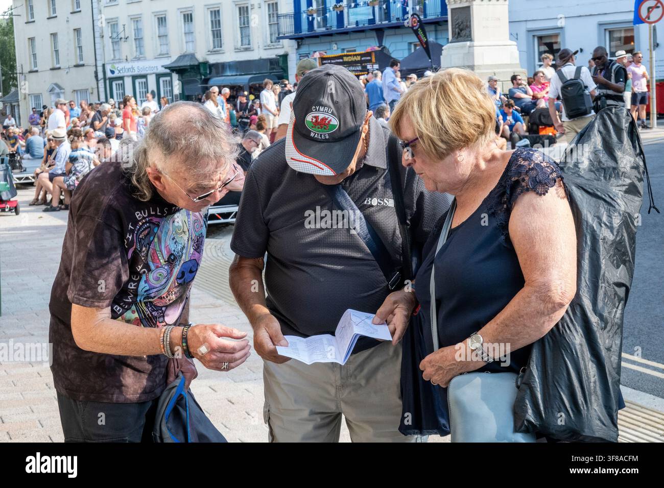 Allgemeine Ansichten des Brecon-Jazzfestivals, Brecon, Wales Stockfoto
