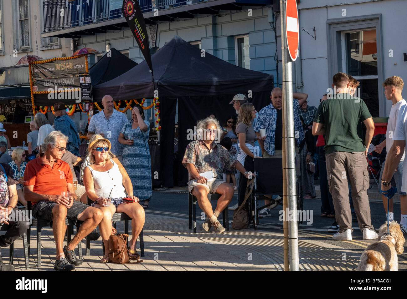 Allgemeine Ansichten des Brecon-Jazzfestivals, Brecon, Wales Stockfoto