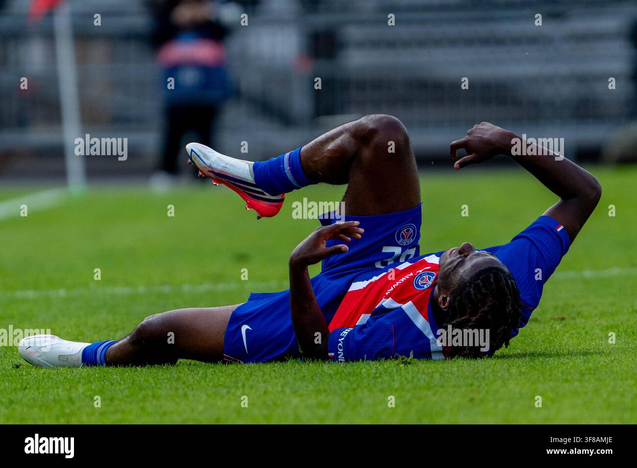 David BolyIbrahim Mbaye während des Freundschaftsspiels zwischen Manchester United, ManU und Paris Saint-Germain (Michal Brzozowski / Ball Raw Images Stockfoto