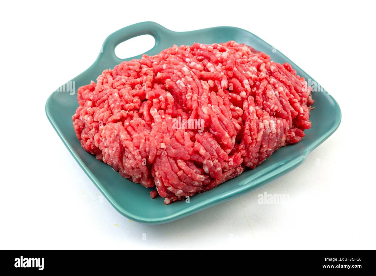 Frisches rohes Hackfleisch für Burger und Fleischbällchen Stockfoto