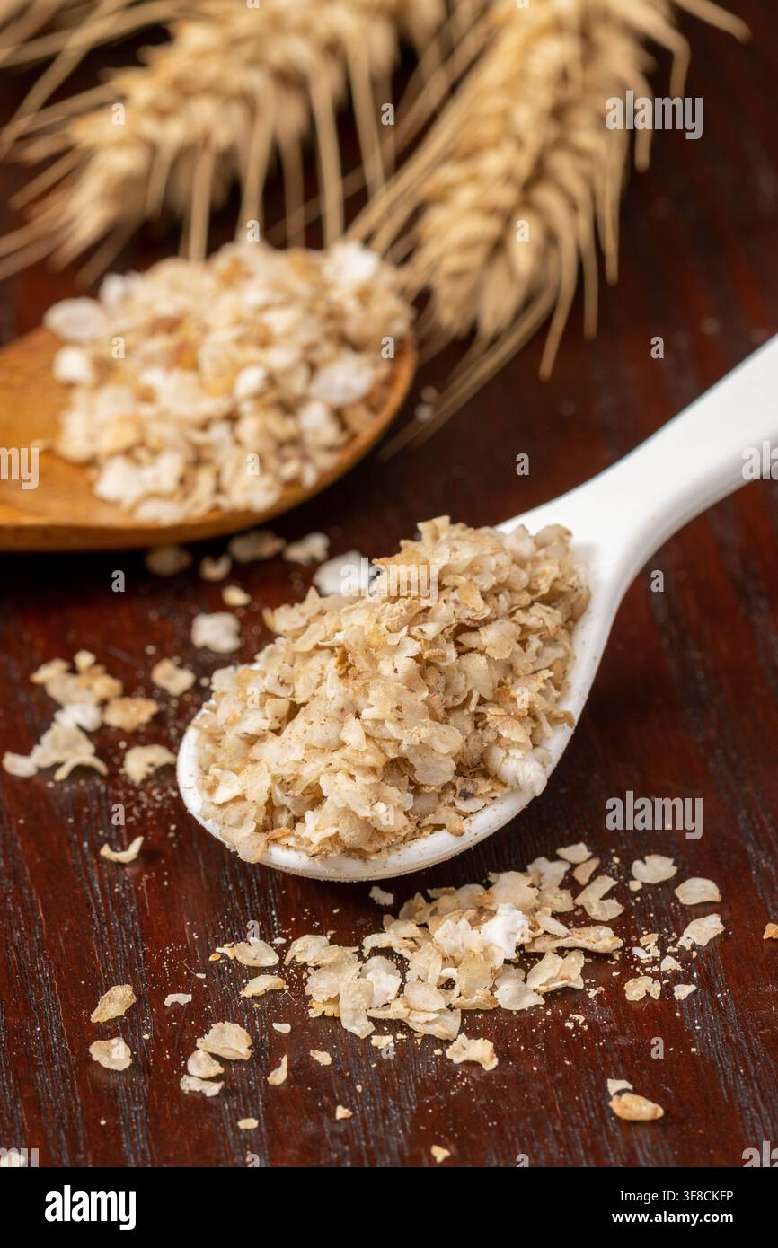 Buchweizengrieß Vollkornzutat zum Kochen Stockfoto
