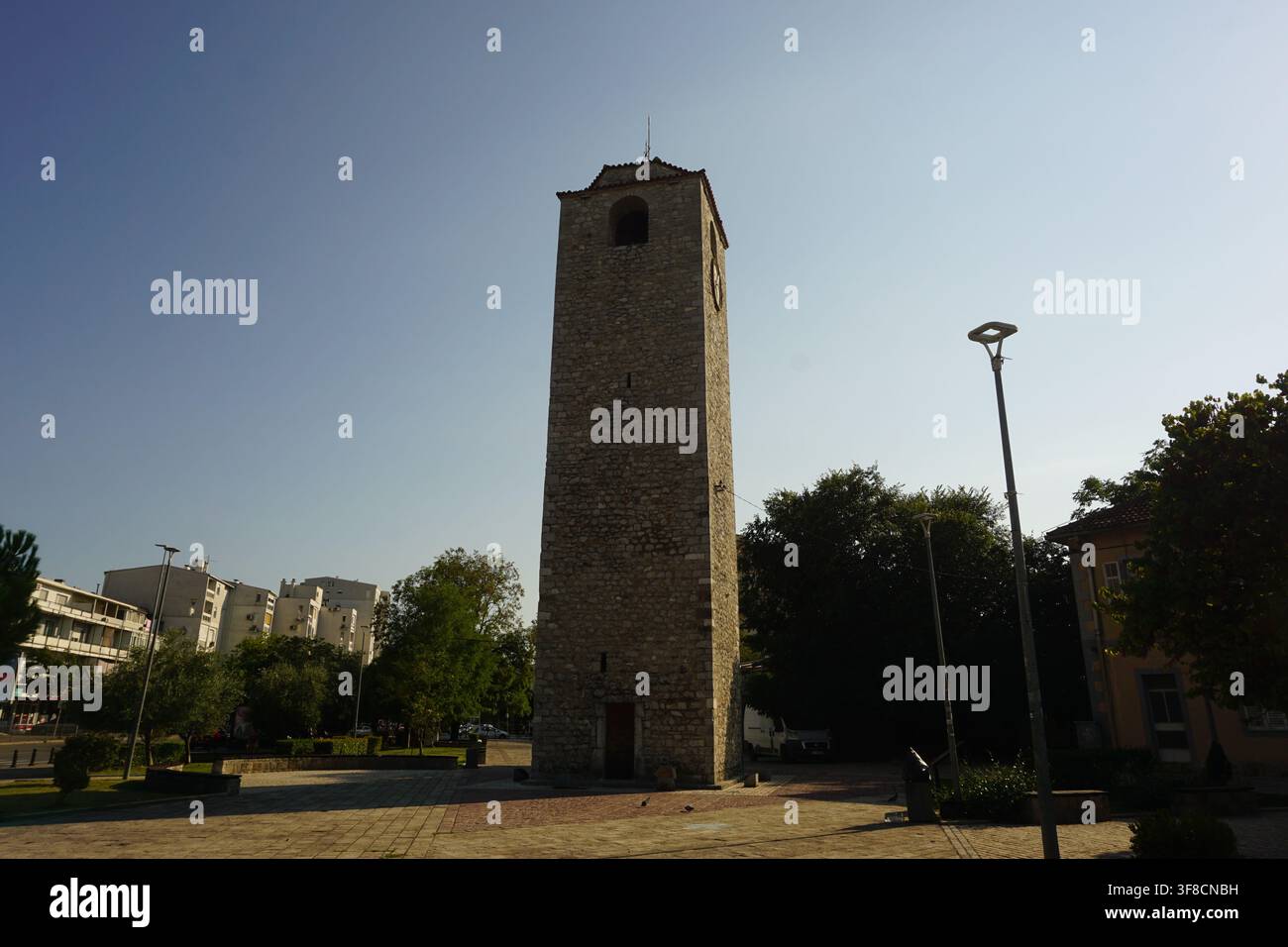 Podgorica (Hauptstadt Podgorica), Montenegro: Uhrturm Stockfoto