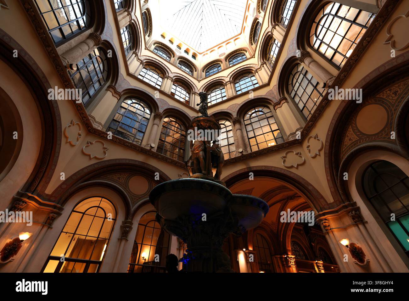 Österreich, Wien, Palais Ferstl, Schloss, Burg, Residenz, Architektur, Sehenswürdigkeit, es ist eines der schönsten Bauwerke von Wien! Stockfoto