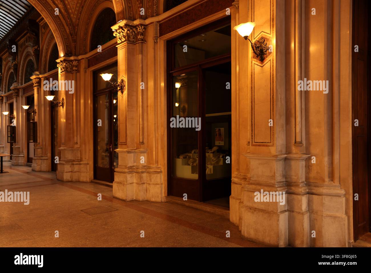 Österreich, Wien, Palais Ferstl, Schloss, Burg, Residenz, Architektur, Sehenswürdigkeit, es ist eines der schönsten Bauwerke von Wien! Stockfoto