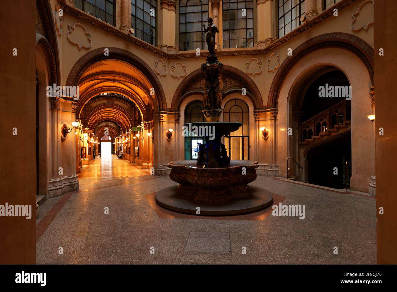 Österreich, Wien, Palais Ferstl, Schloss, Burg, Residenz, Architektur, Sehenswürdigkeit, es ist eines der schönsten Bauwerke von Wien! Stockfoto