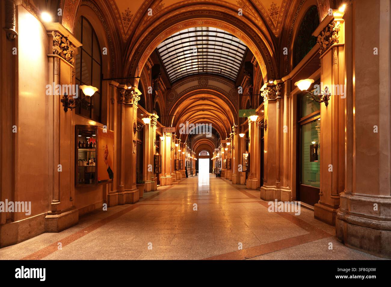 Österreich, Wien, Palais Ferstl, Schloss, Burg, Residenz, Architektur, Sehenswürdigkeit, es ist eines der schönsten Bauwerke von Wien! Stockfoto