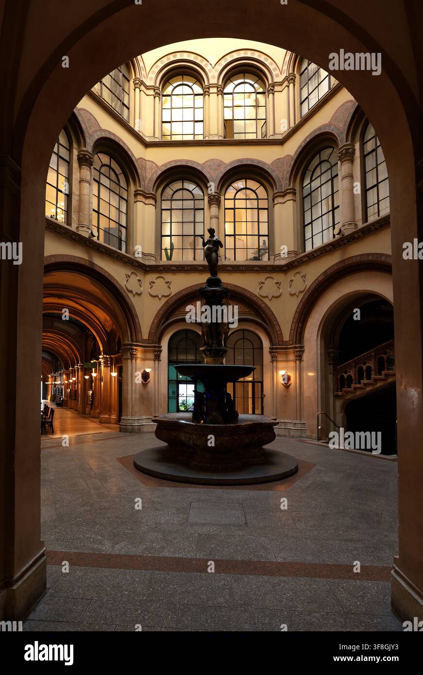 Österreich, Wien, Palais Ferstl, Schloss, Burg, Residenz, Architektur, Sehenswürdigkeit, es ist eines der schönsten Bauwerke von Wien! Stockfoto