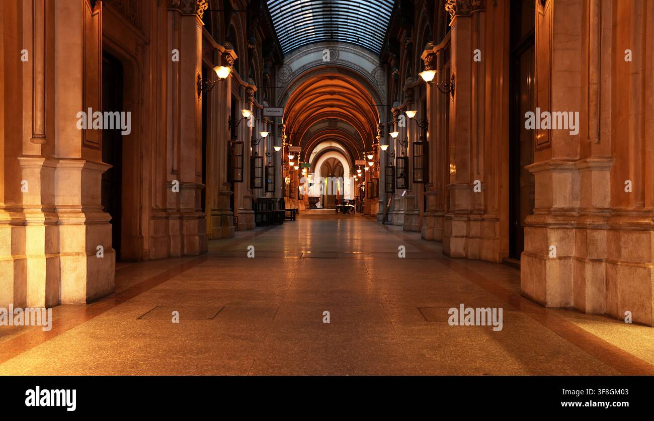 Österreich, Wien, Palais Ferstl, Schloss, Burg, Residenz, Architektur, Sehenswürdigkeit, es ist eines der schönsten Bauwerke von Wien! Stockfoto