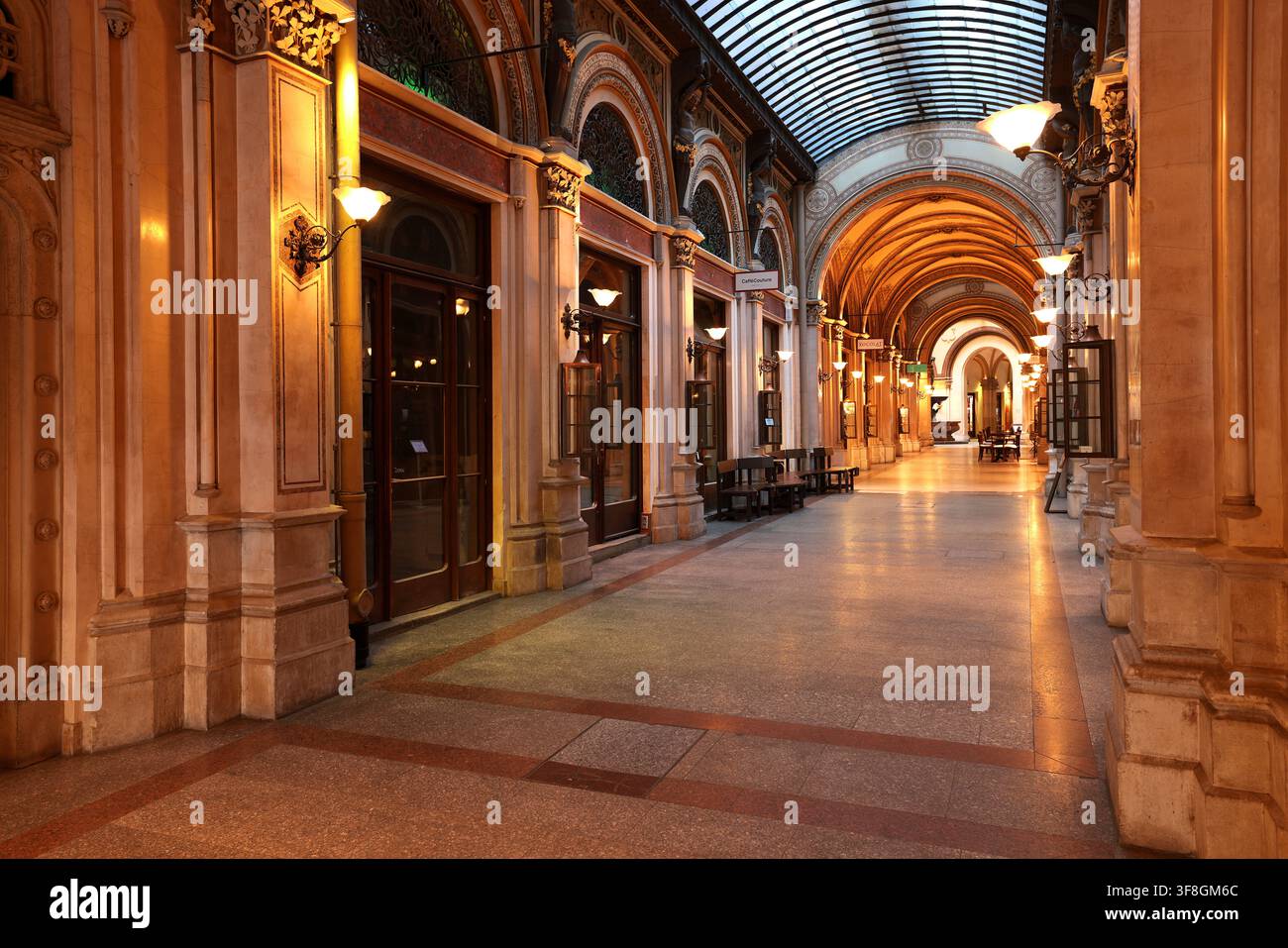 Österreich, Wien, Palais Ferstl, Schloss, Burg, Residenz, Architektur, Sehenswürdigkeit, es ist eines der schönsten Bauwerke von Wien! Stockfoto