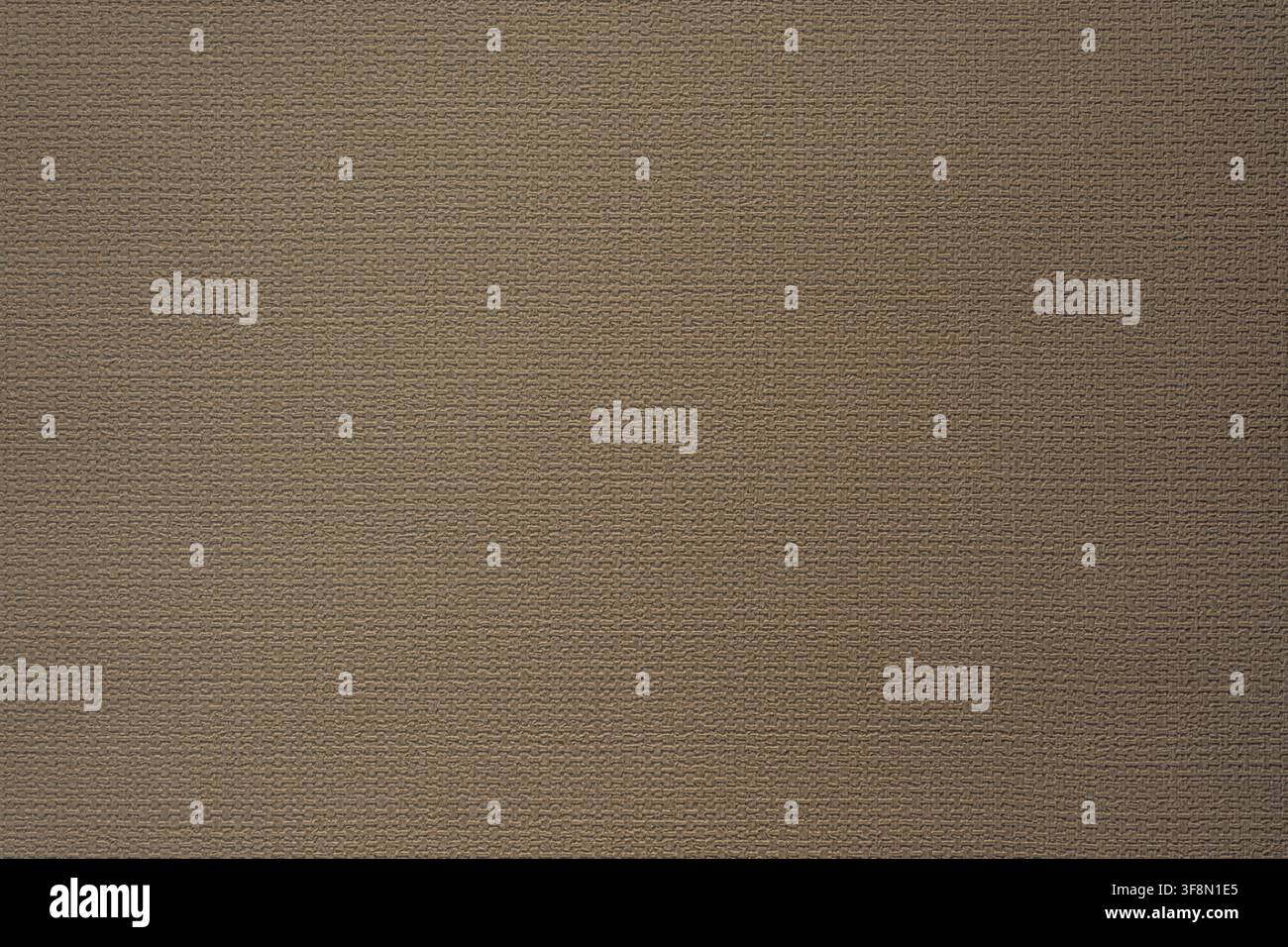 Brauner texturierter gewebter Stofftapetenhintergrund. Stockfoto