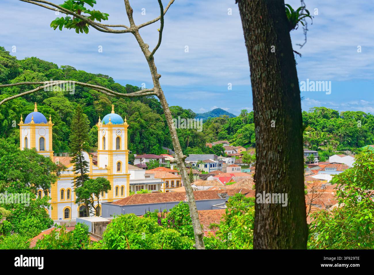 Pfarrkirche, Igreja Matriz Nossa Senhora da Graca, Sao Francisco do Sul, Brasilien, Südamerika Stockfoto