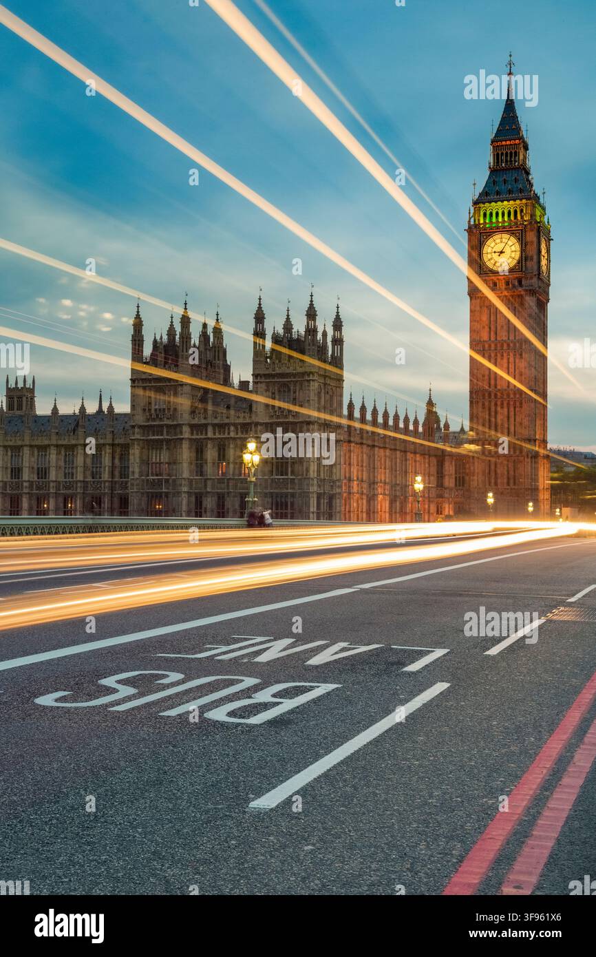 Vereinigtes Königreich - England - London - Westminster und Big Ben Stockfoto