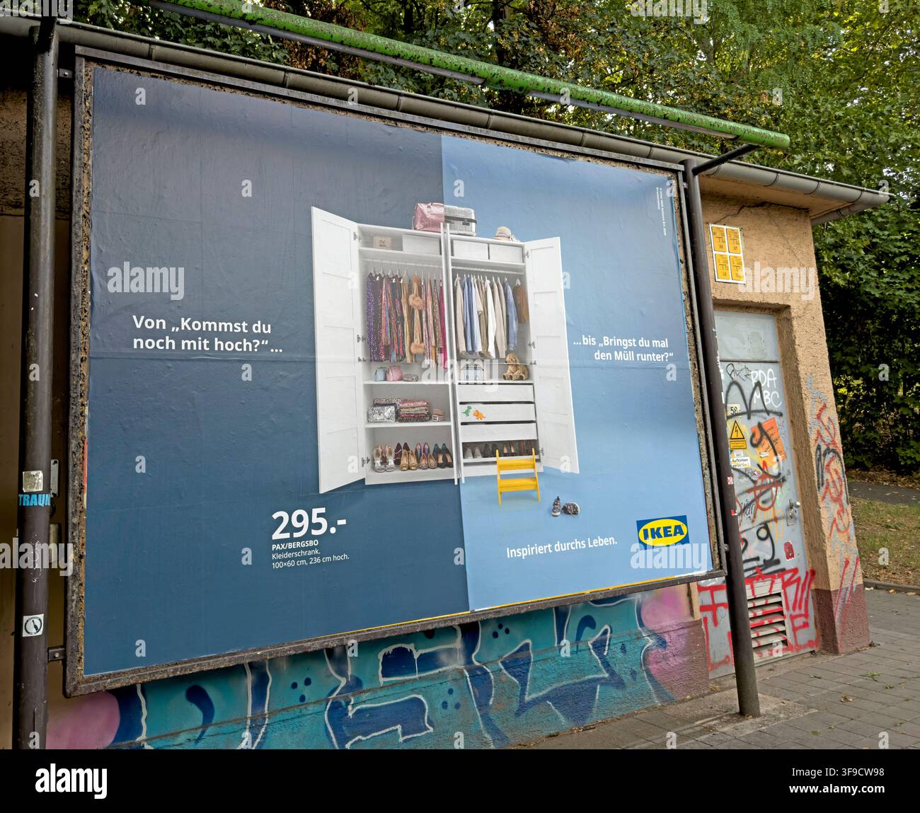 Mainz IKEA-Anzeige. Stockfoto