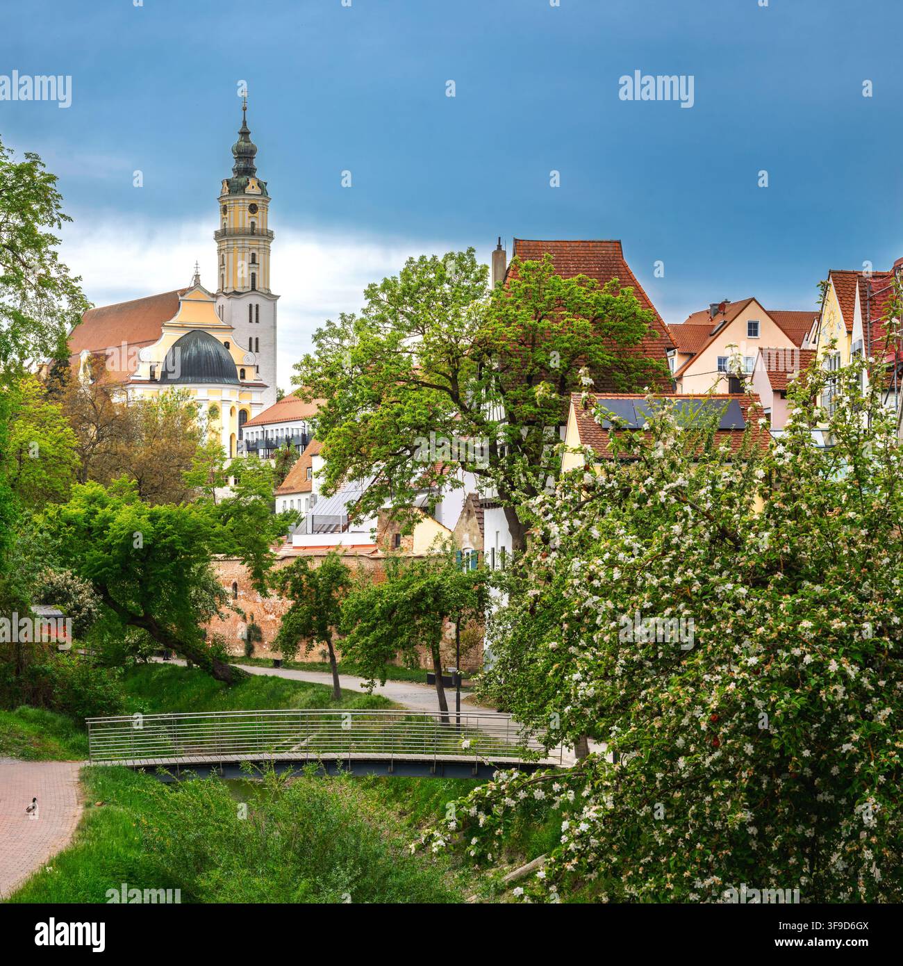 Kloster Heilig Kreuz in Donauwörth (Bayern, Deutschland) Stockfoto