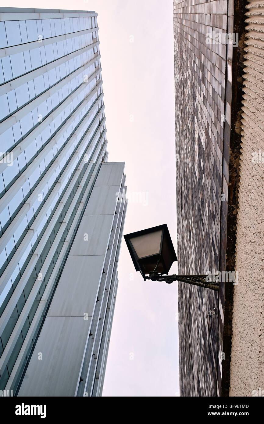 Gute Aussichten für die Serrano-Straße, Madrid Stockfoto
