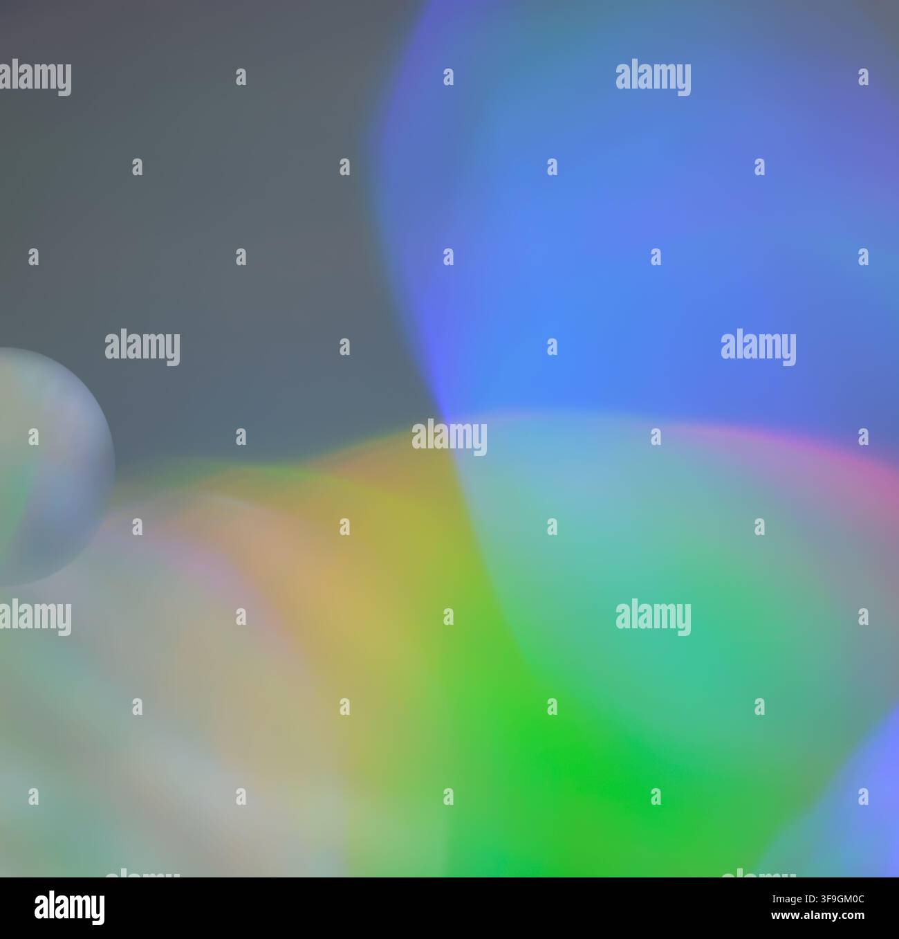 Abstrakter Hintergrund mit farbenfrohen Flecken Stockfoto