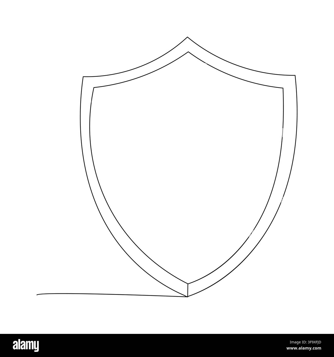 Orange Mai-Ikone kontinuierliche einlinige Zeichnung minimalistische Umrissillustration Stock Vektor