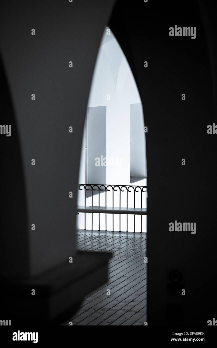 Minimalistisches Interieur Stockfoto