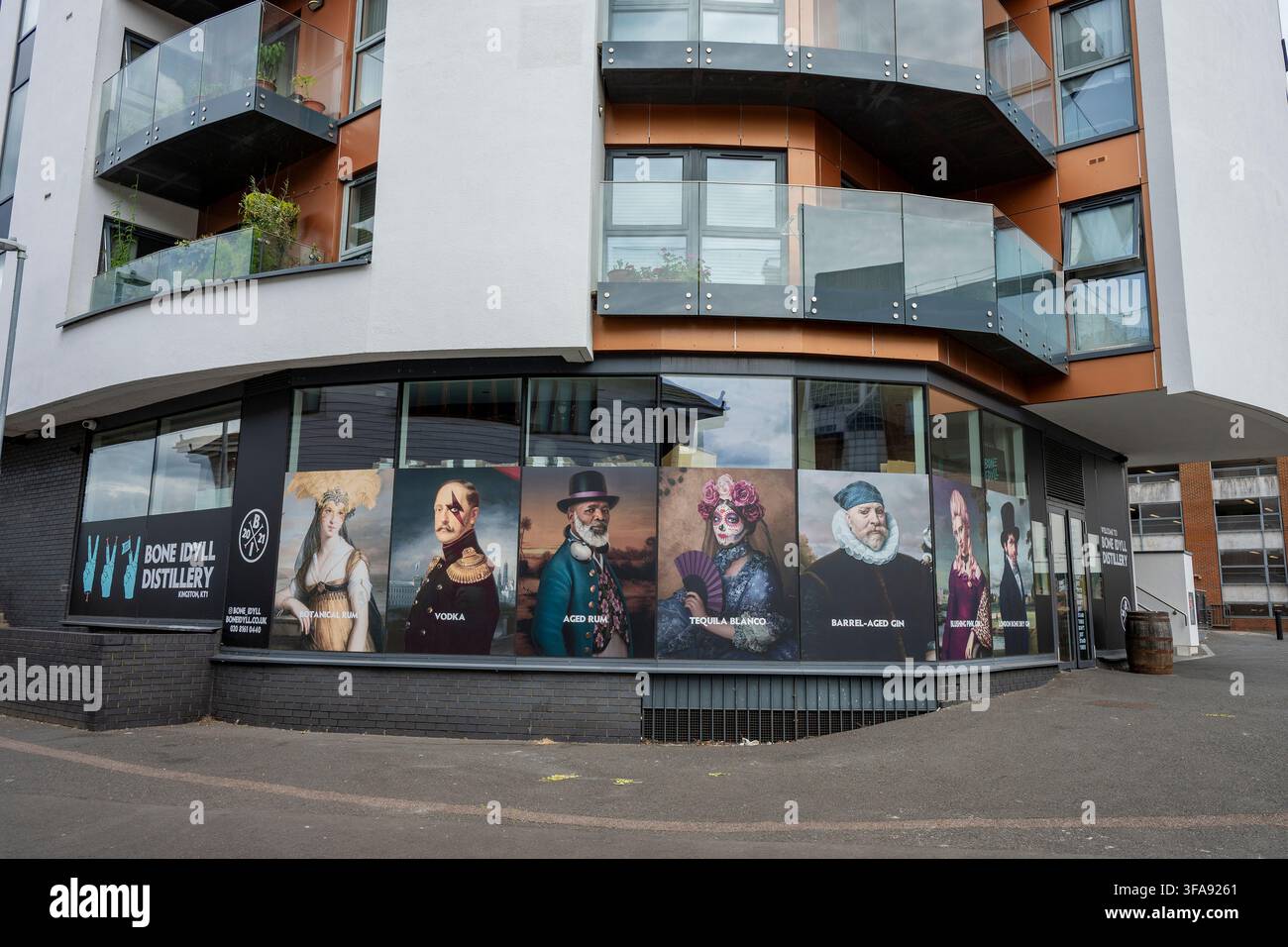 Die Bone Idyl Brennerei und Bar in Kingston upon Thames, Greater London, UK Stockfoto