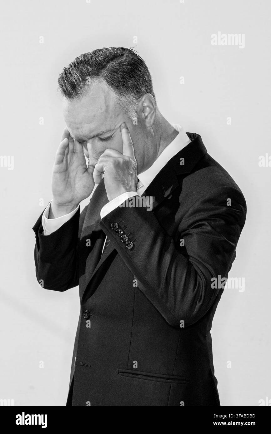 Porträt des schottischen Schriftstellers Andrew O'Hagan Stockfoto